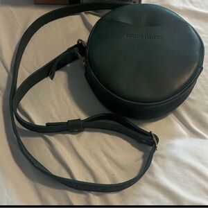 Portland Leather SMALL Circle Crossbody in SURF NEW